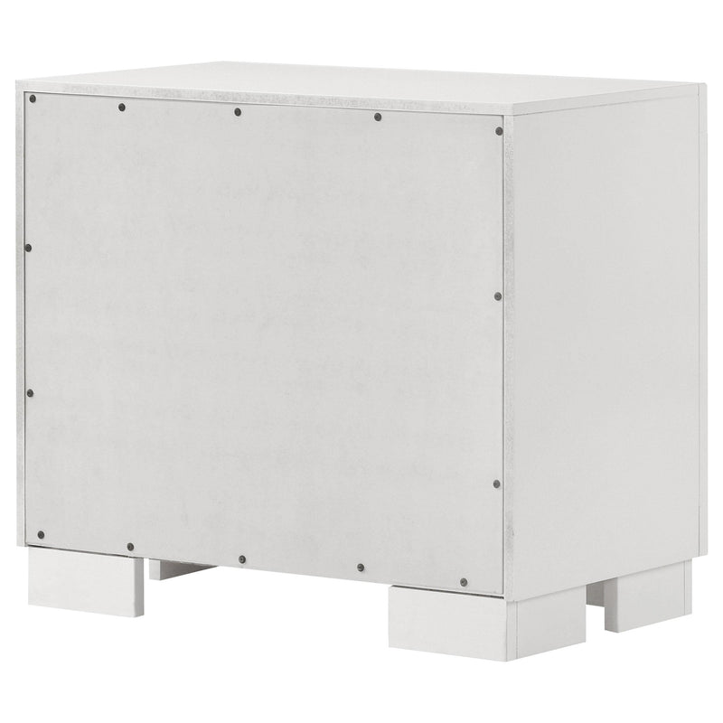 Diamond Modern Furniture COA Jessica 2-Drawer Nightstand 202992 IMAGE 7