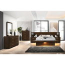 Diamond Modern Furniture COA Jessica King Platform Bed 200711KE IMAGE 7