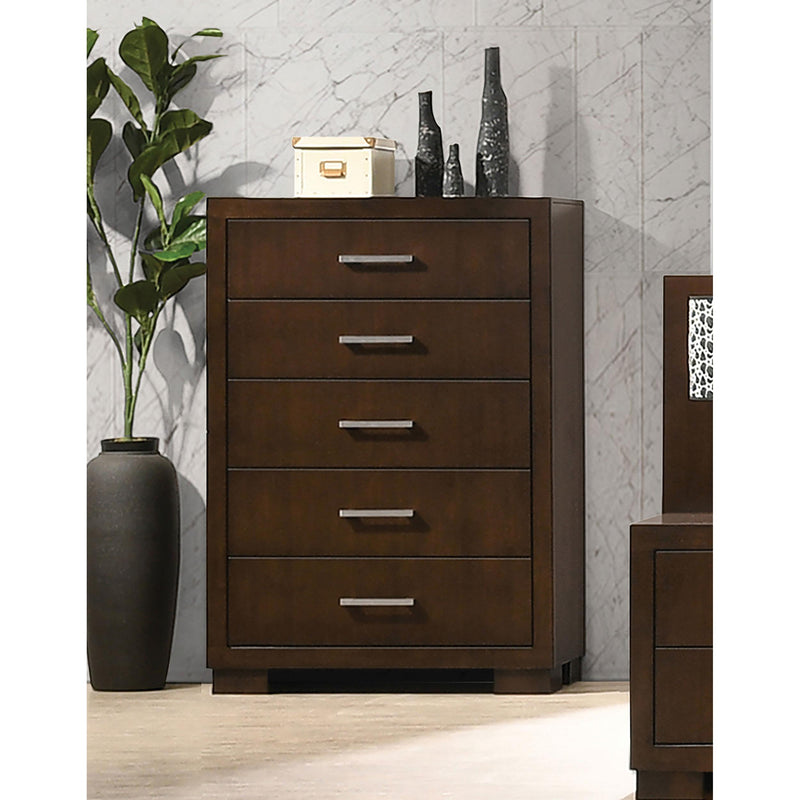 Diamond Modern Furniture COA Jessica 5-Drawer Chest 200715 IMAGE 6