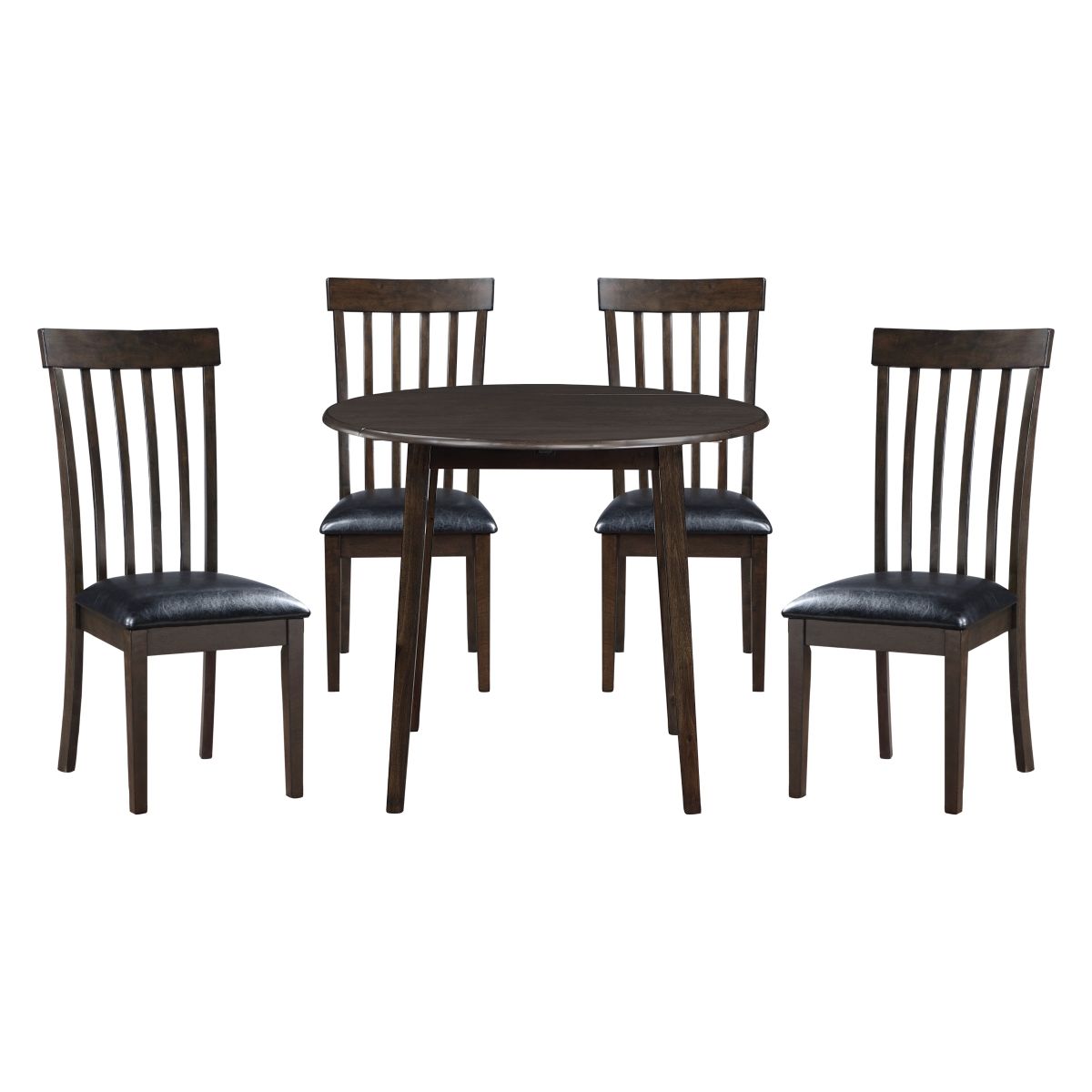 Rutland - 5 Piece Dining Room Set (Table & 4 Side Chairs) - Espresso