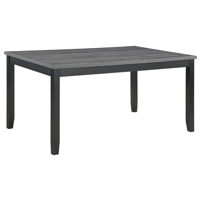 Barlow  Rectangular Dining Table Set Grey and Black