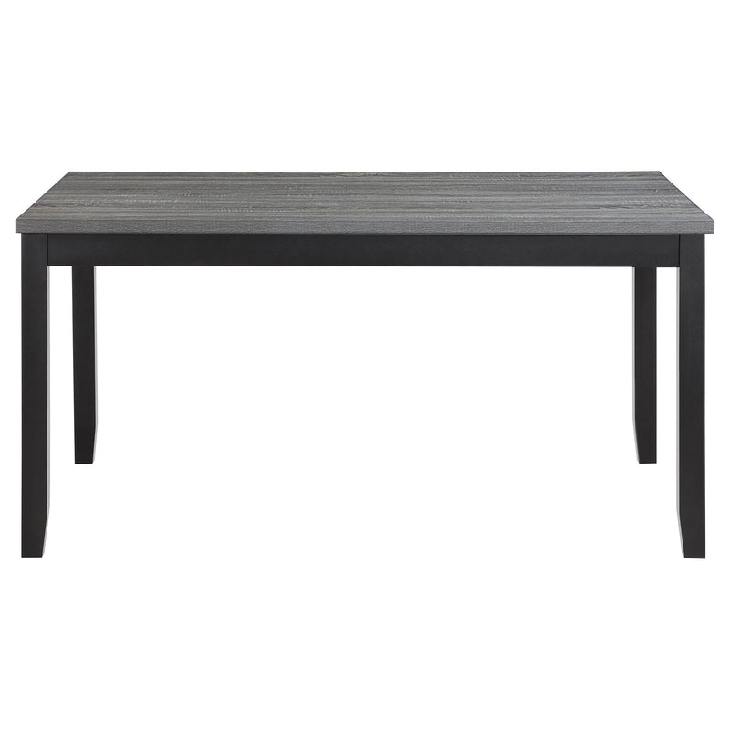 Barlow  Rectangular Dining Table Set Grey and Black