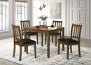 Parkwood  Square Dining Table Set Charcoal