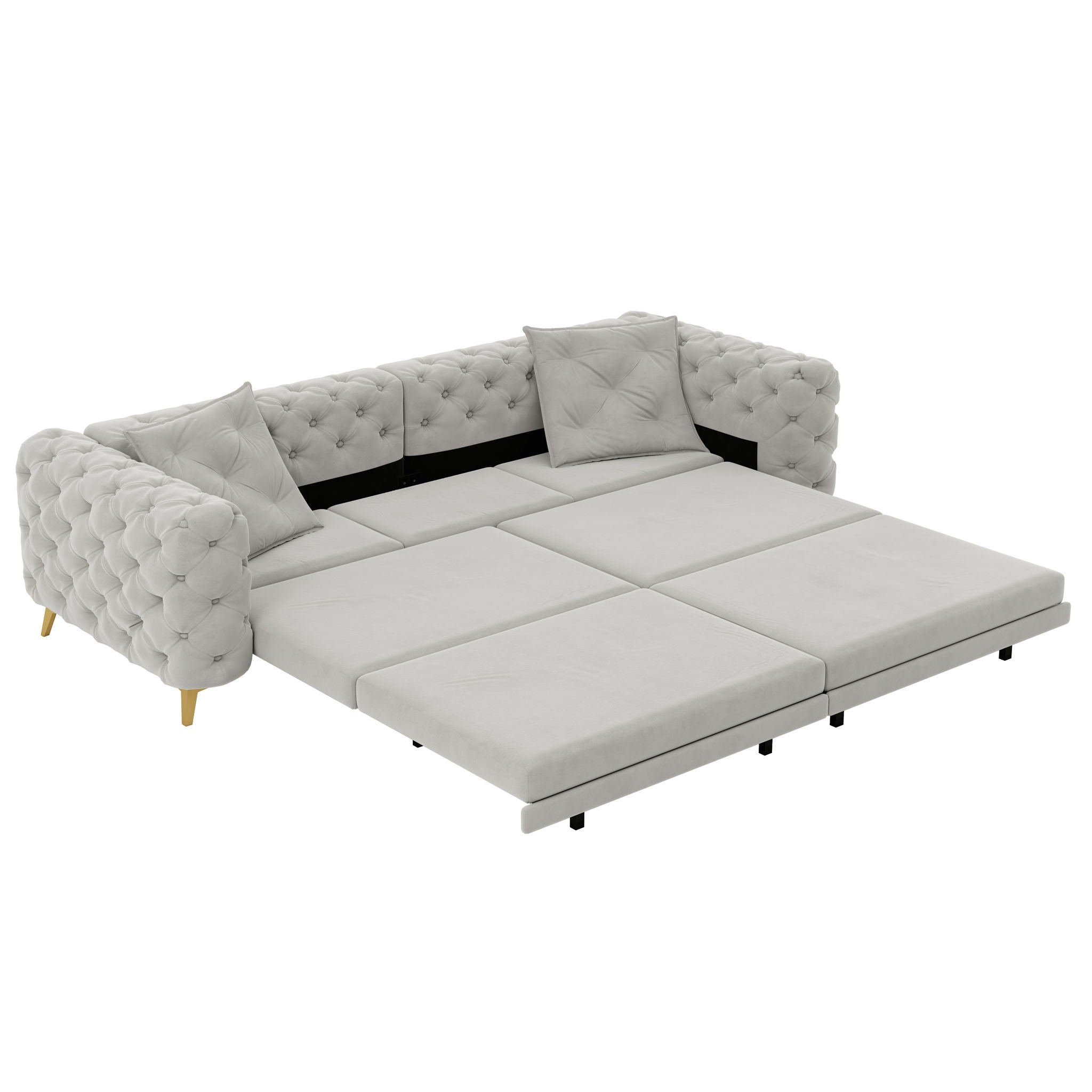 3-In-1 Convertible Sleeper Sofa