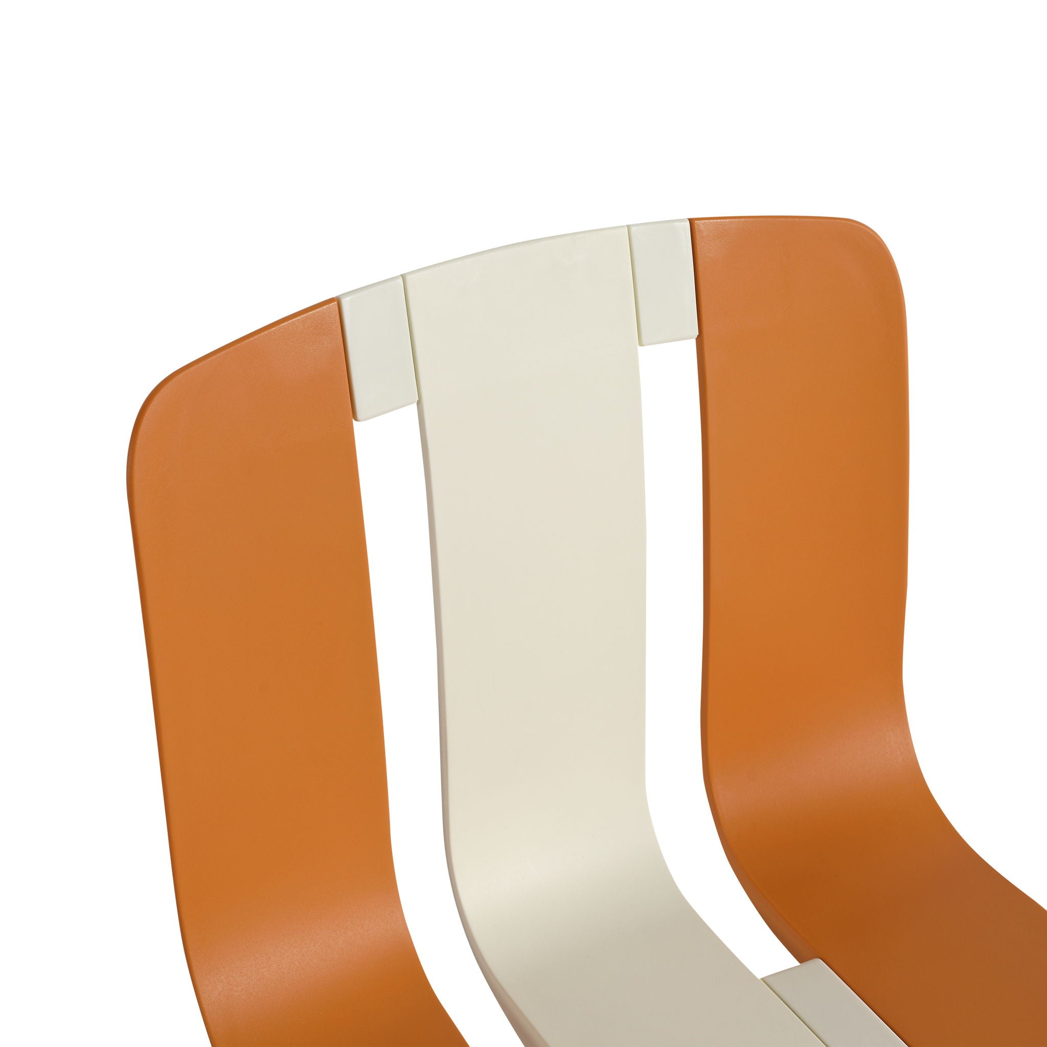 Modern Striped Blocking Single Chairs (Set of 4)