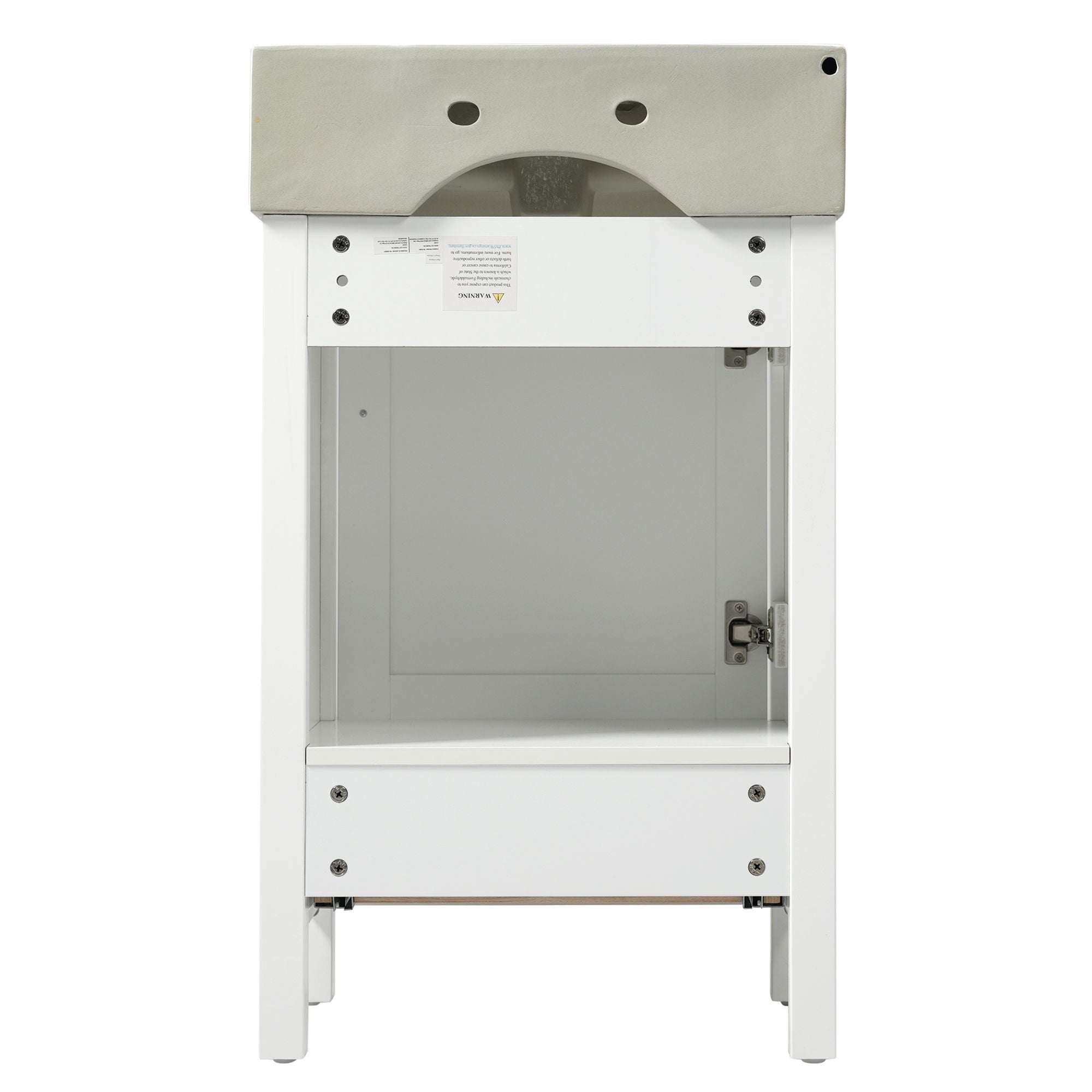 Bathroom Vanity With Sink, Frame And Drawer
