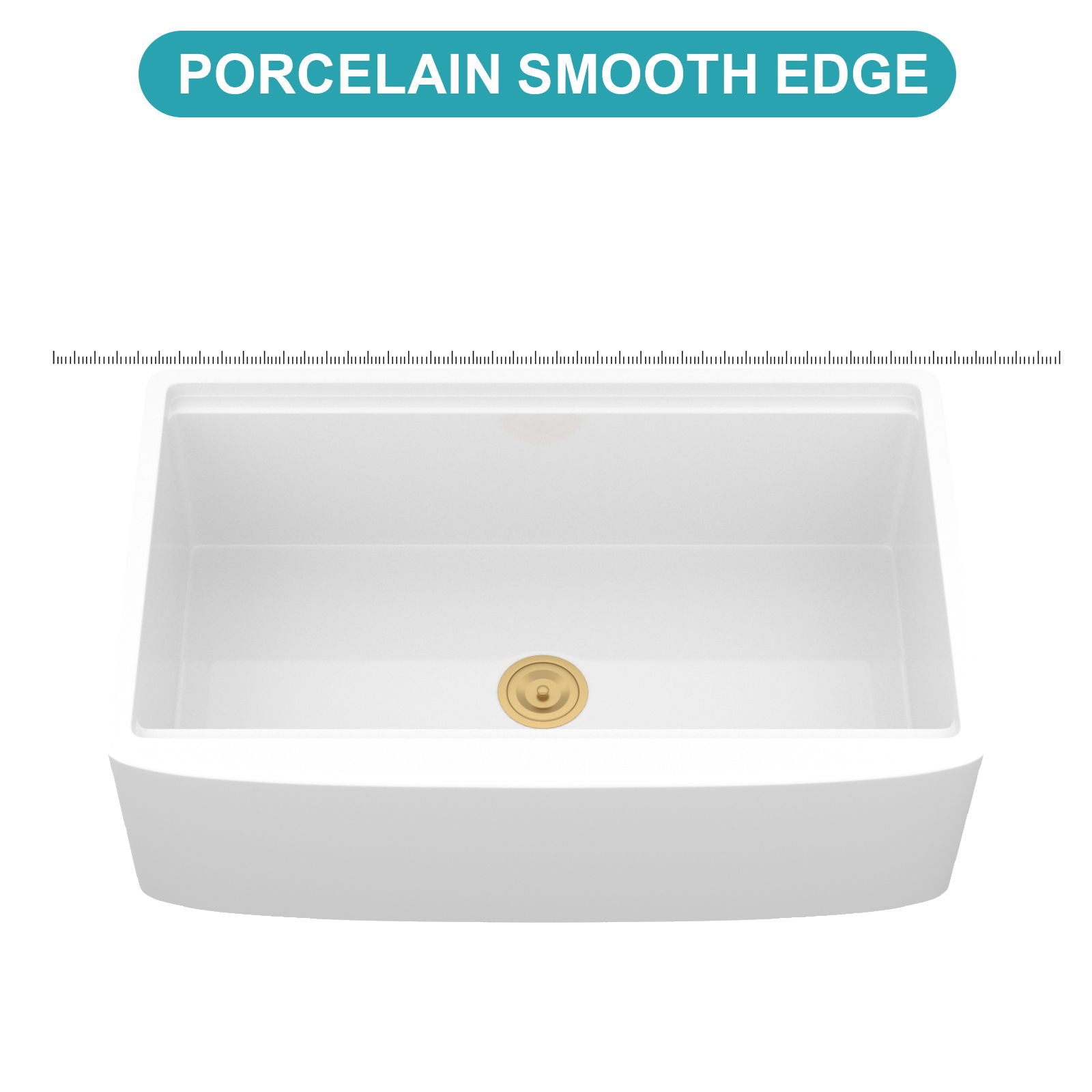 Kitchen Sink Workstation With Deep Bowl And Space-Saving Track Design - White