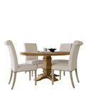 Florence  Round Dining Table Set Rustic Honey