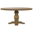 Florence  Round Dining Table Set Rustic Honey