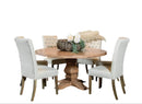 Florence  Round Dining Table Set Rustic Honey