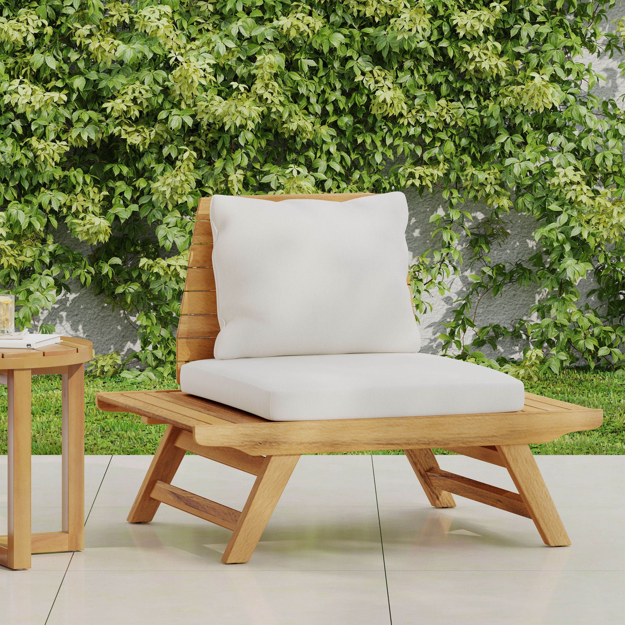 Sedona - Outdoor Club Chair With Slatted Design