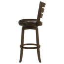 Murphy Wood Counter Height Swivel Bar Chair Dark Brown
