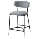Elison Pub Height Bar Stool Grey (Set of 2)