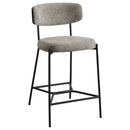 Elison Pub Height Bar Stool Light Brown (Set of 2)