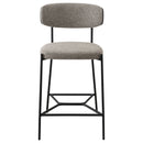 Elison Pub Height Bar Stool Light Brown (Set of 2)