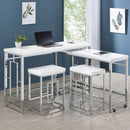 Jackson  Multipurpose Counter Height Table Set White