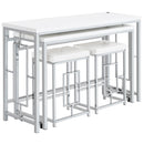 Jackson  Multipurpose Counter Height Table Set White