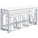 Jackson  Multipurpose Counter Height Table Set White