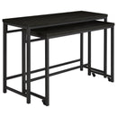 Hawes  Multipurpose Counter Height Table Set Black