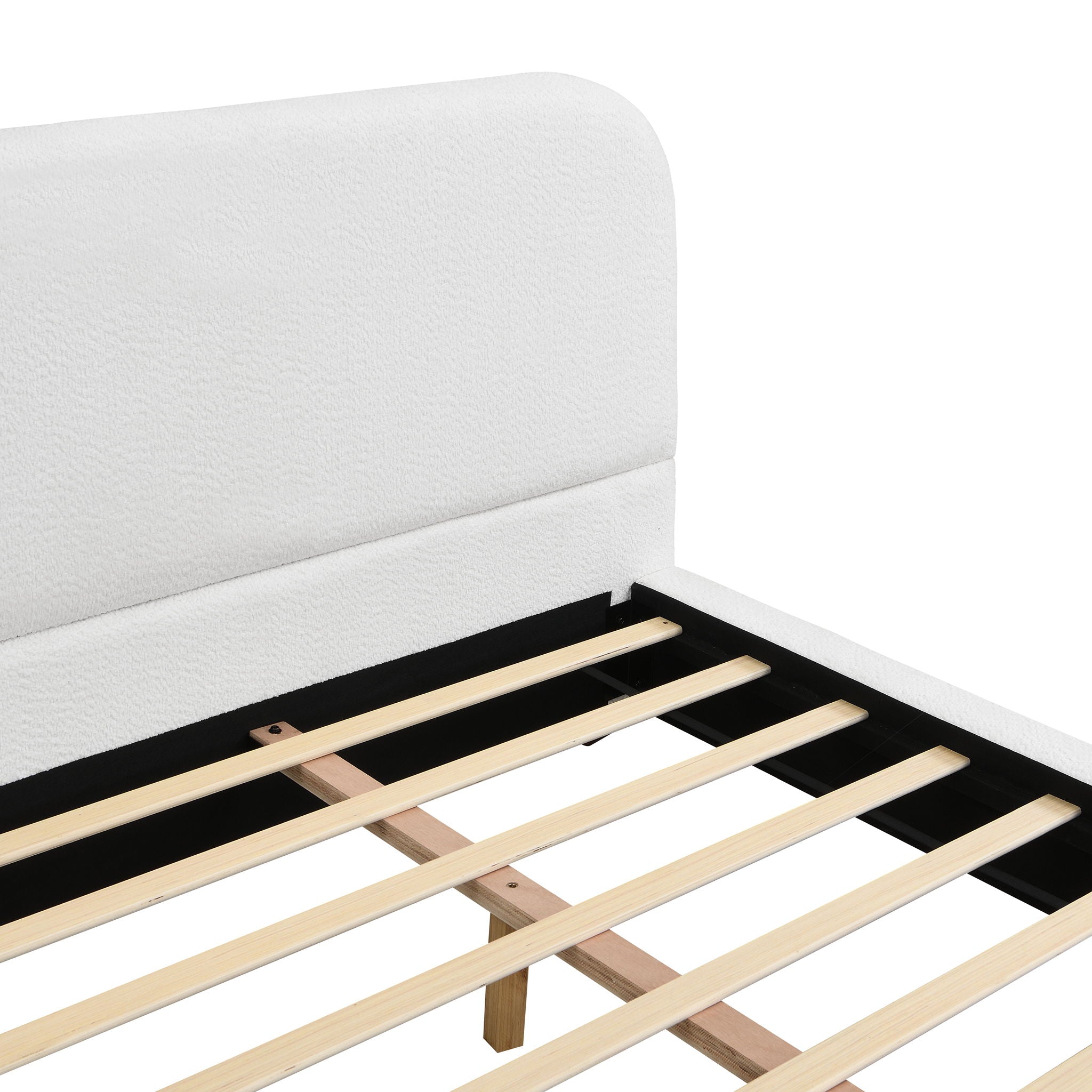 Elegant Upholstered Bed Frame
