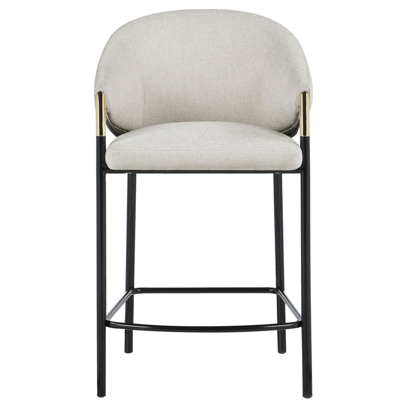 Chadwick Fabric Upholstered Bar Chair Beige (Set of 2)