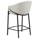 Chadwick Fabric Upholstered Bar Chair Beige (Set of 2)