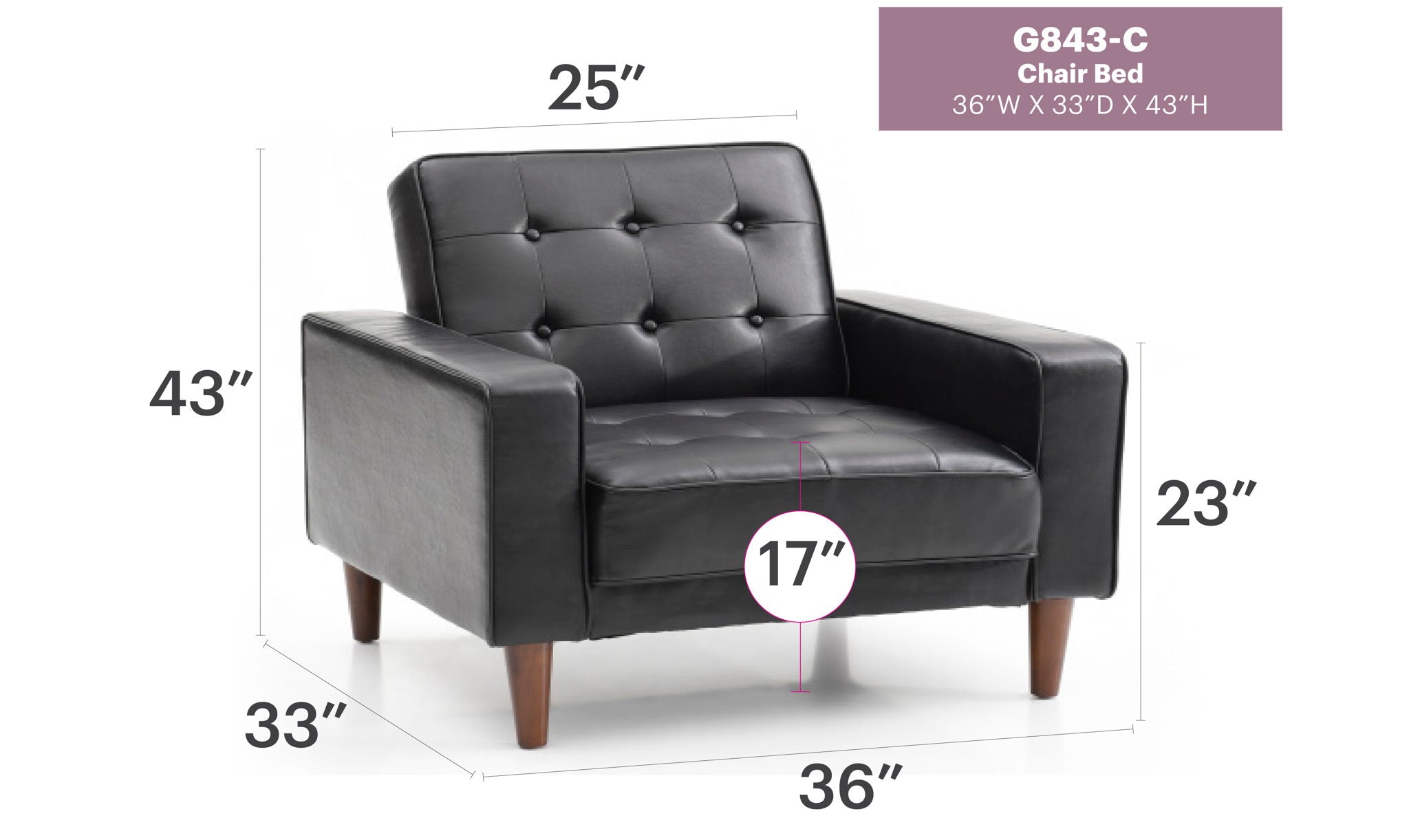 Andrews - Chair Bed
