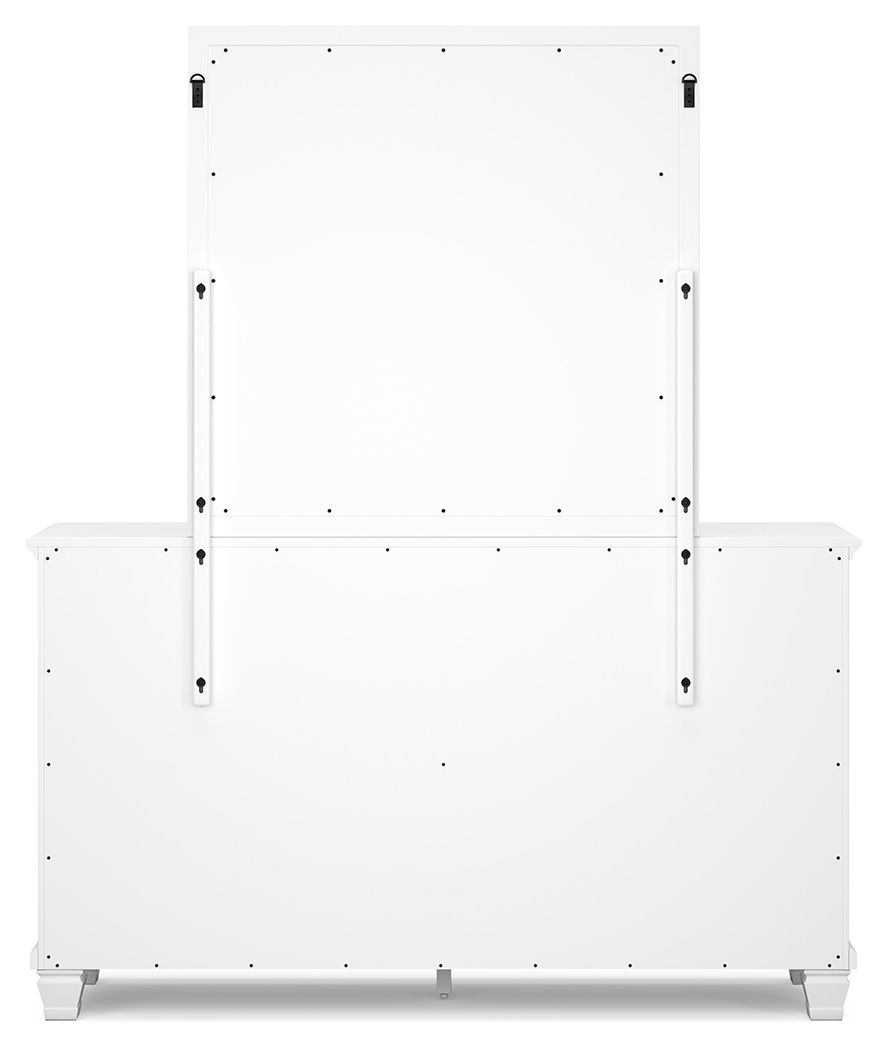 Fortman - Dresser And Mirror - White