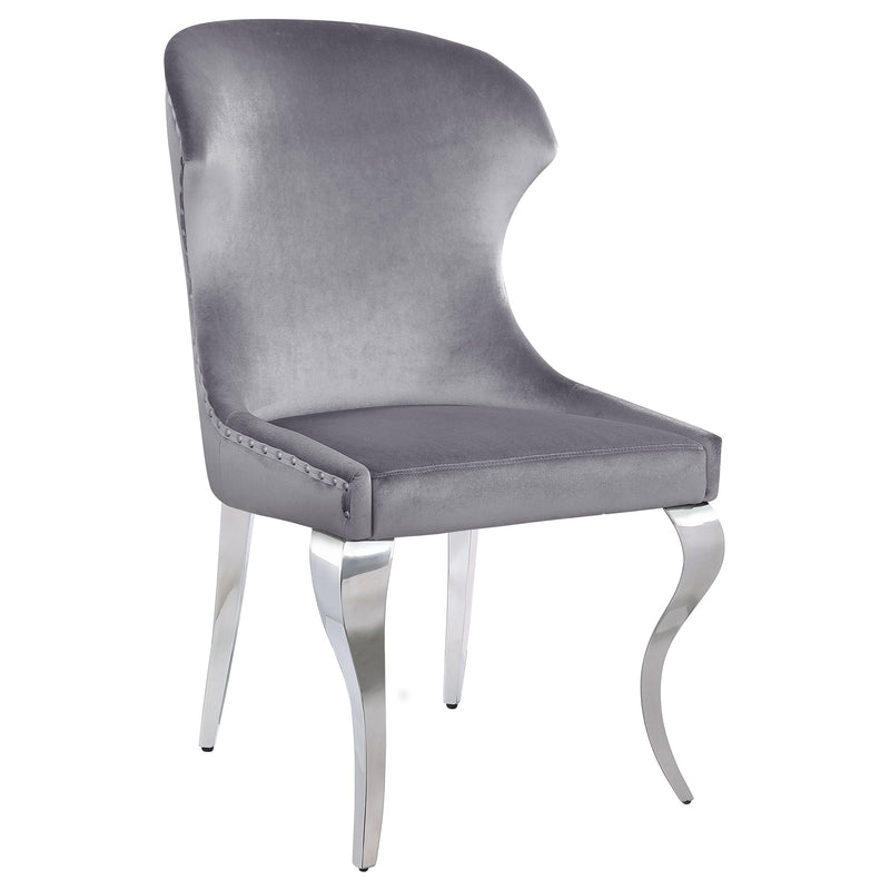 Cheyanne Upholstered Dining Side Chair Black (Set of 2)