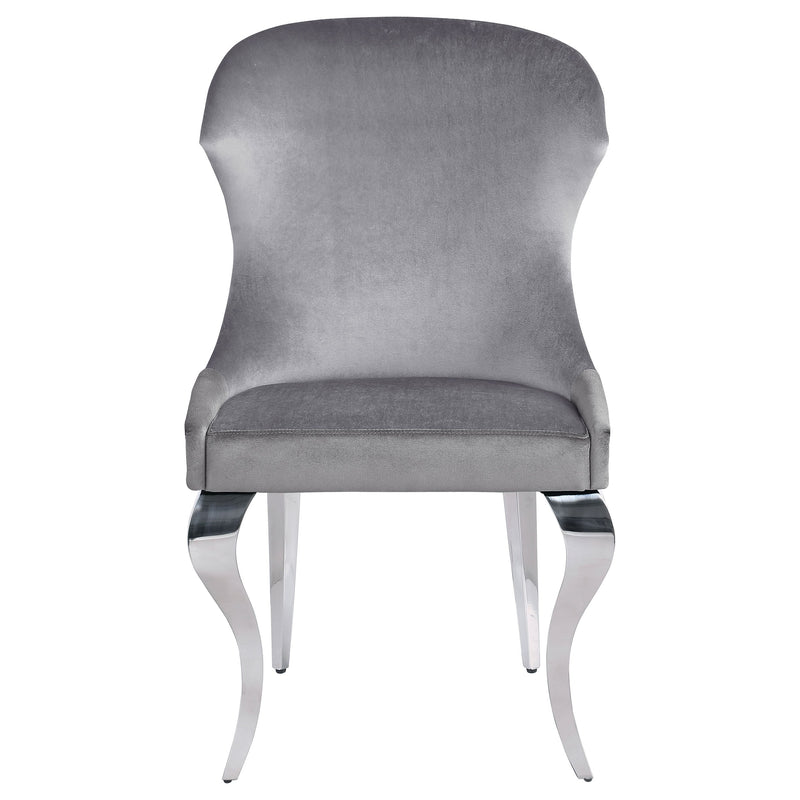 Cheyanne Upholstered Dining Side Chair Black (Set of 2)
