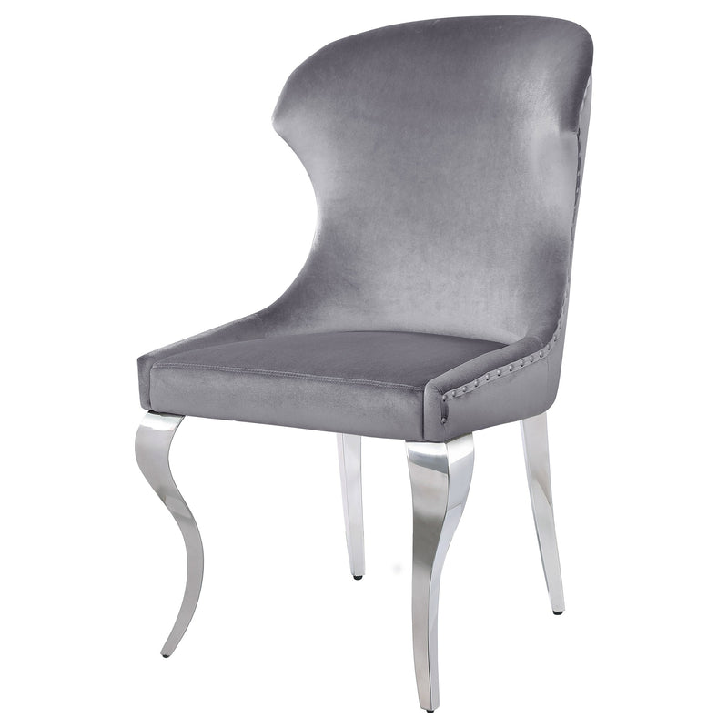 Cheyanne Upholstered Dining Side Chair Black (Set of 2)