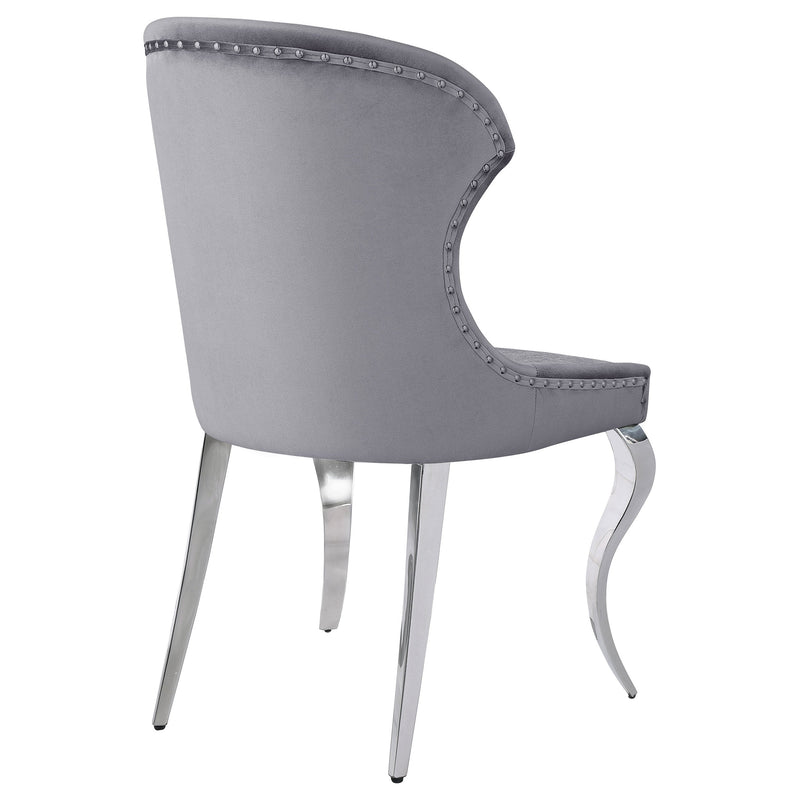 Cheyanne Upholstered Dining Side Chair Black (Set of 2)