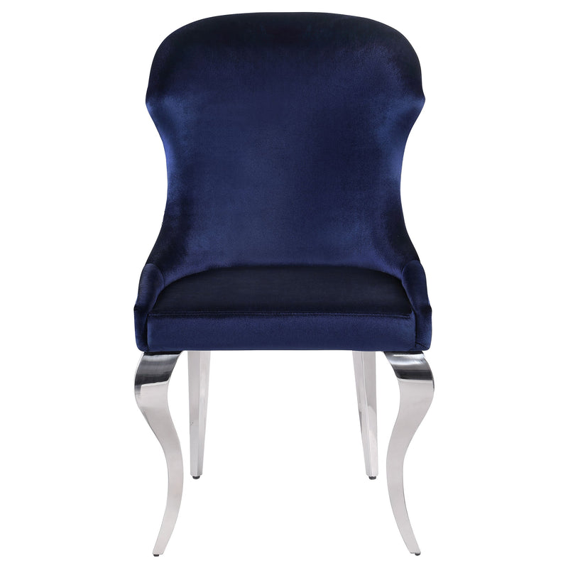 Cheyanne Upholstered Dining Side Chair Black (Set of 2)