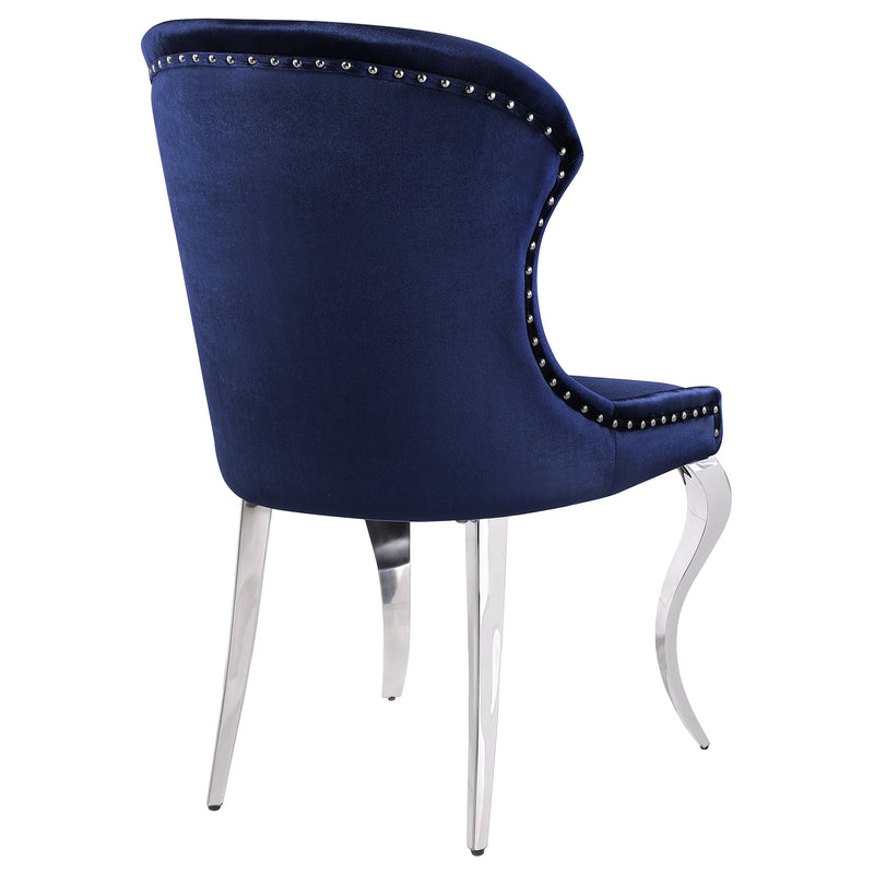 Cheyanne Upholstered Dining Side Chair Black (Set of 2)