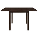 Kelso  Drop Leaf Dining Table Set Cappuccino and Tan