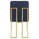 Cisco Velvet Upholstered Dining Side Chair Chrome (Set of 2)