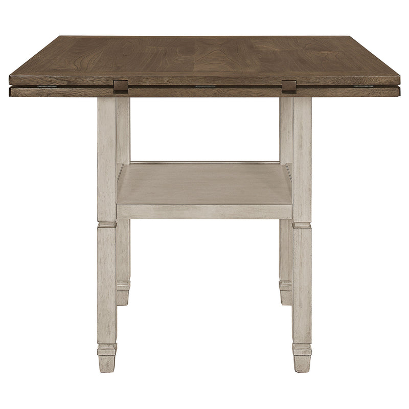 Sarasota  Drop Leaf Counter Dining Set Rustic Cream