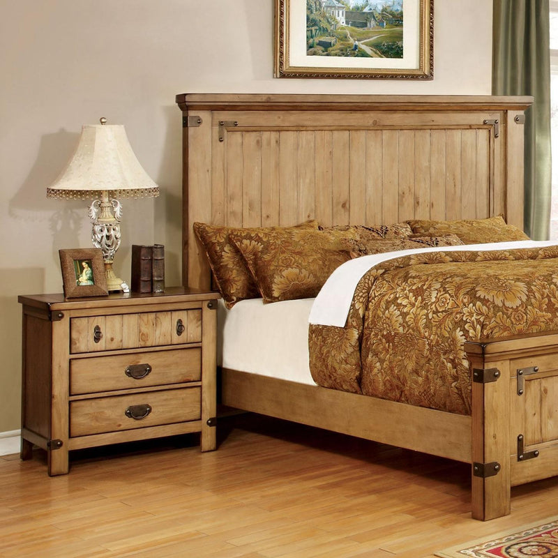 Furniture of America Pioneer CM7449Q 6 pc Queen Panel Bedroom Set IMAGE 3