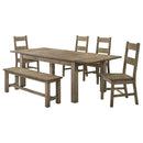 Cardova Extension Table Dining Set Vineyard Oak