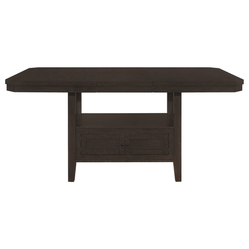 Prentiss  Butterfly Leaf Dining Table Set Cappuccino