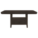 Prentiss  Butterfly Leaf Dining Table Set Cappuccino