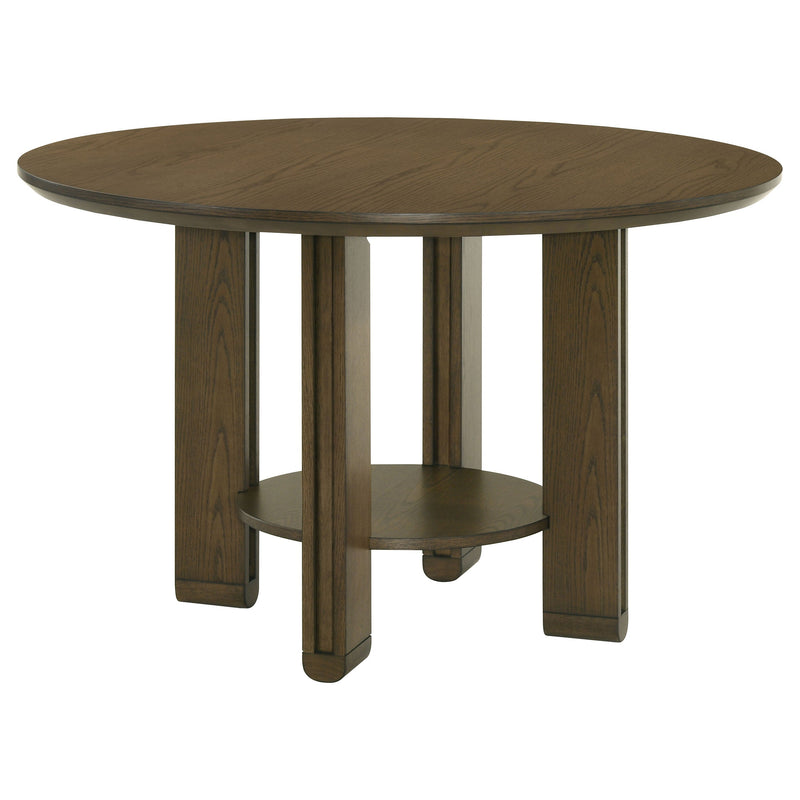 Ottowa  Round Counter Height Dining Room Set Brown