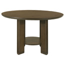 Ottowa  Round Counter Height Dining Room Set Brown