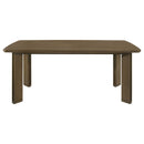 Ottowa  Rectangular Wood Dining Room Table Set Brown
