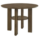 Ottowa  Round Counter Height Dining Room Set Brown