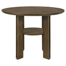 Ottowa  Round Counter Height Dining Room Set Brown