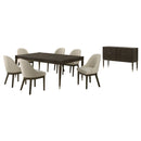 Reseda  Rectangular Dining Set Ash Brown