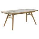 Croyden 73-inch Rectangular Dining Table Weathered Natural