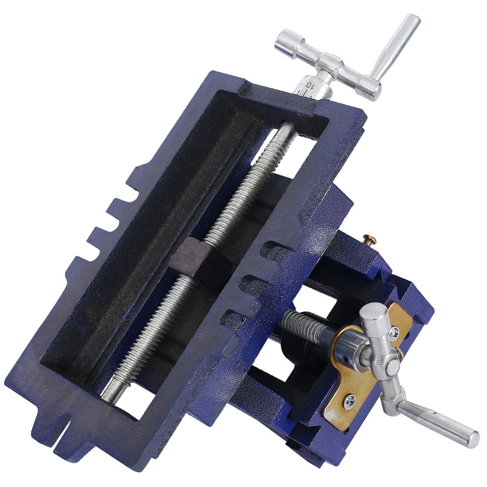 Industrial Quality Cross Slide Vise, Drill Press Metal Milling 2 Way X - Y