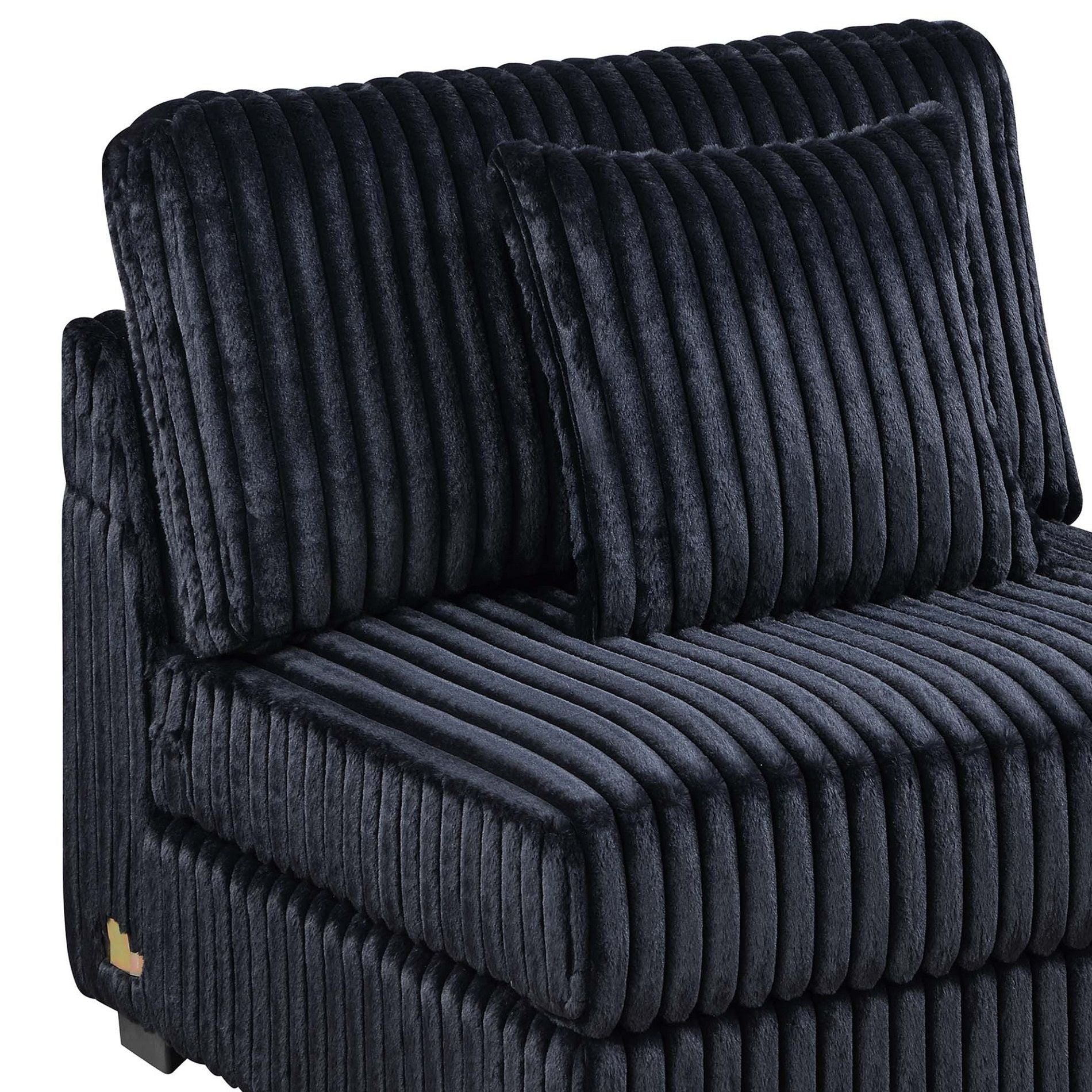 Contemporary Style Modular Sectional Sofa Set With USB, Cup Holder